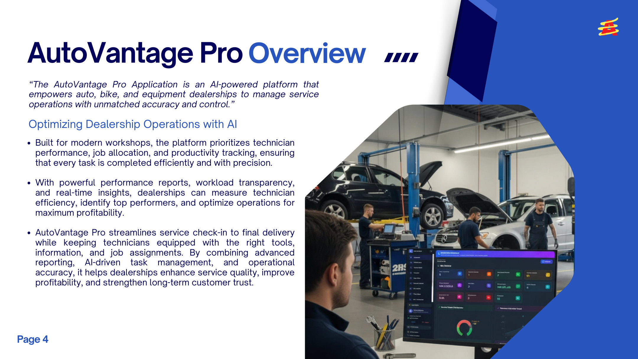 AutoVantage Pro overview